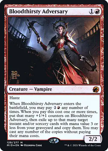 Bloodthirsty Adversary - mid Spoiler