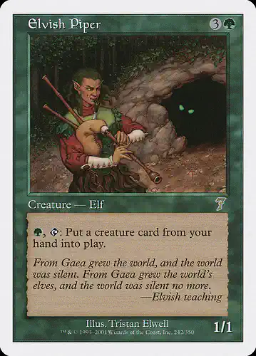 Elvish Piper - 7ed Spoiler