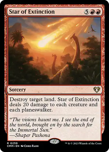 Star of Extinction - cmm Spoiler