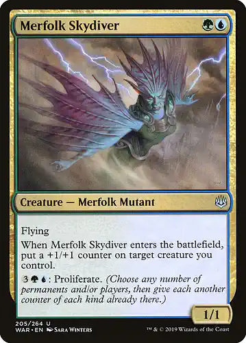 Merfolk Skydiver - war Spoiler