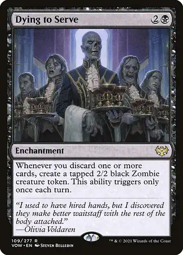 Dying to Serve - vow Spoiler