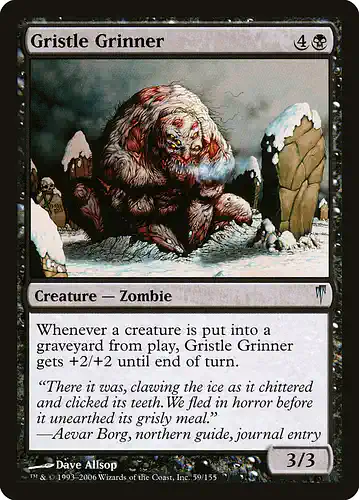 Gristle Grinner - csp Spoiler