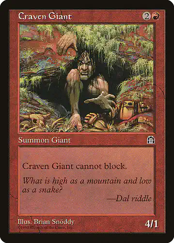 Craven Giant - sth Spoiler