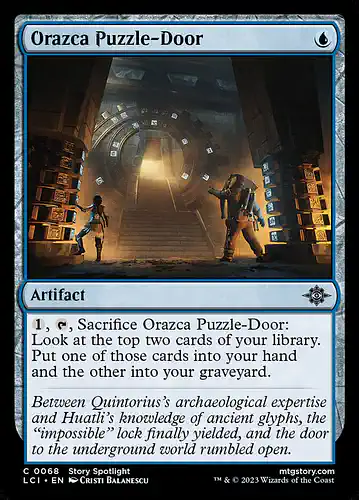 Orazca Puzzle-Door - lci Spoiler