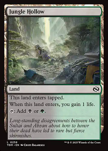 Jungle Hollow - tdm Spoiler