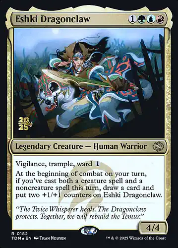 Eshki Dragonclaw - tdm Spoiler