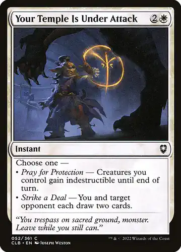 Your Temple Is Under Attack - clb Spoiler