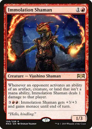 Immolation Shaman - rna Spoiler