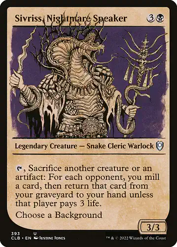 Sivriss, Nightmare Speaker - clb Spoiler