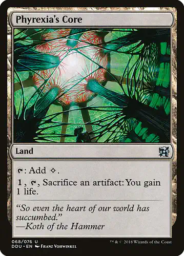 Phyrexia's Core - ddu Spoiler