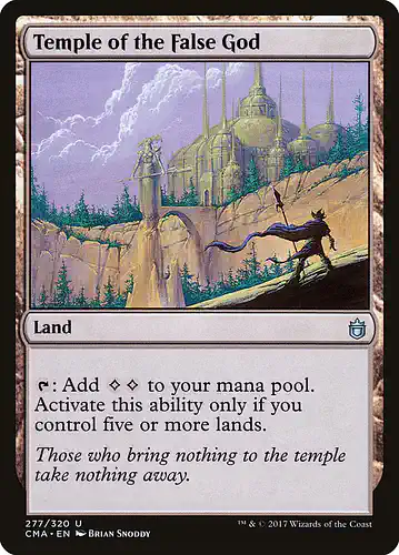 Temple of the False God - cma Spoiler