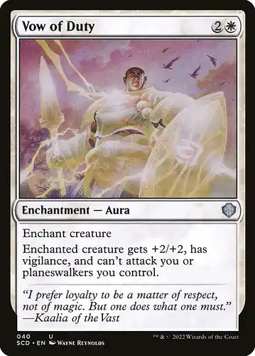 Vow of Duty - scd Spoiler