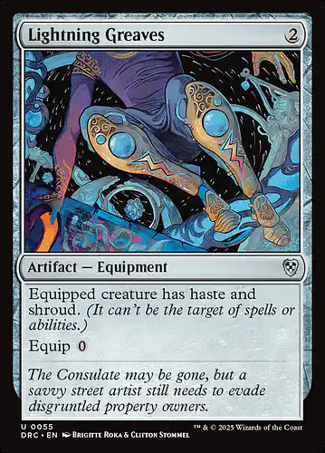 Lightning Greaves - drc Spoiler