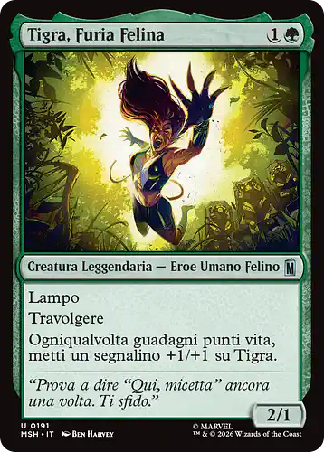 Tigra, Feline Fury - msh Spoiler
