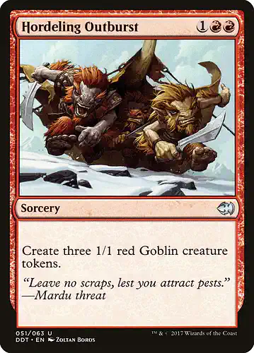 Hordeling Outburst - ddt Spoiler