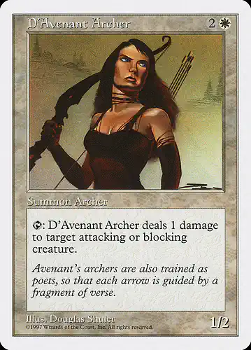 D'Avenant Archer - 5ed Spoiler