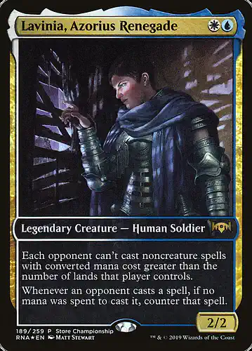 Lavinia, Azorius Renegade - rna Spoiler