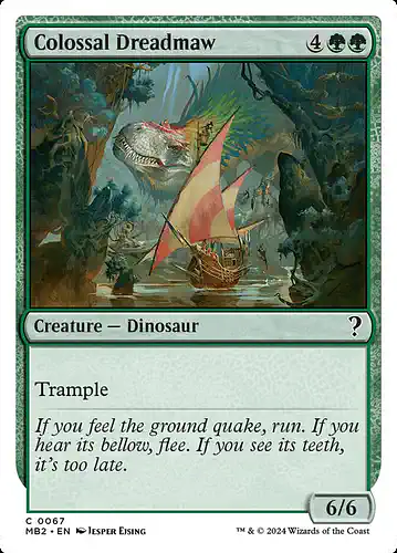 Colossal Dreadmaw - mb2 Spoiler