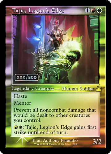 Tajic, Legion's Edge - rvr Spoiler