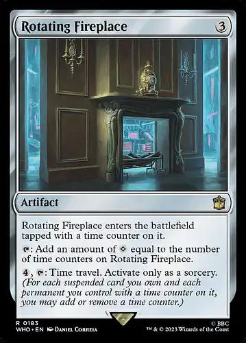 Rotating Fireplace - who Spoiler