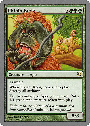 Uktabi Kong - unh Spoiler