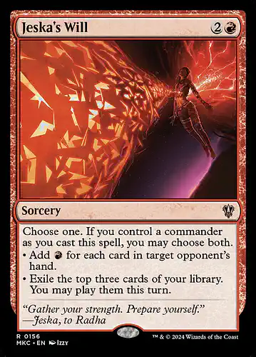 Jeska's Will - mkc Spoiler