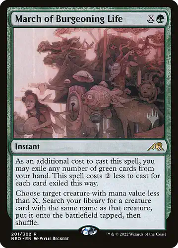 March of Burgeoning Life - neo Spoiler
