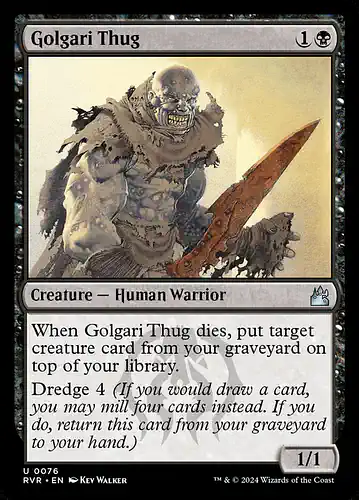 Golgari Thug - rvr Spoiler