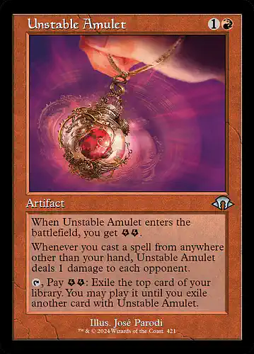 Unstable Amulet - mh3 Spoiler