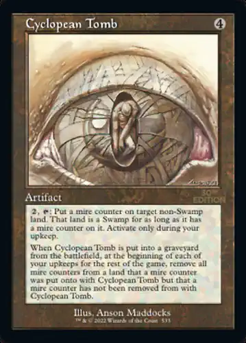 Cyclopean Tomb - 30a Spoiler