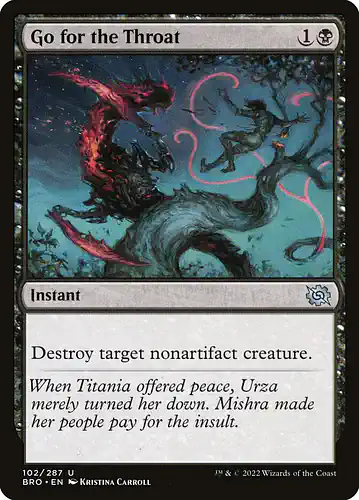 Go for the Throat - bro Spoiler