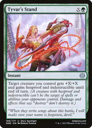 Tyvar's Stand - one Spoiler