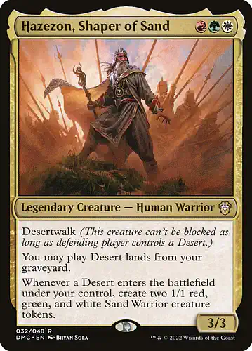 Hazezon, Shaper of Sand - dmc Spoiler