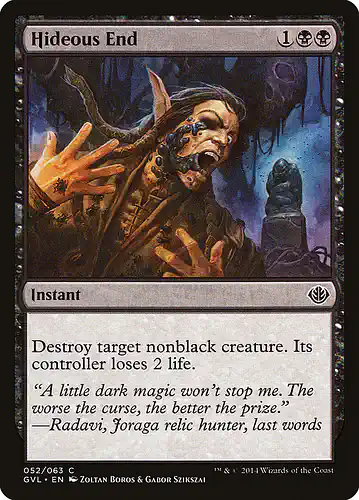 Hideous End - gvl Spoiler