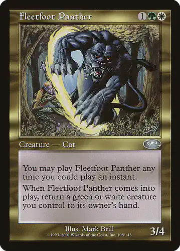 Fleetfoot Panther - pls Spoiler