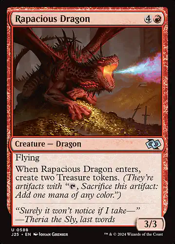 Rapacious Dragon - j25 Spoiler