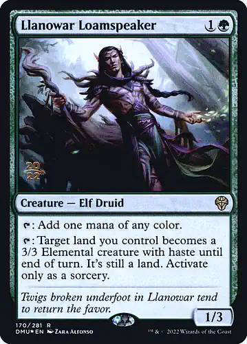 Llanowar Loamspeaker - dmu Spoiler
