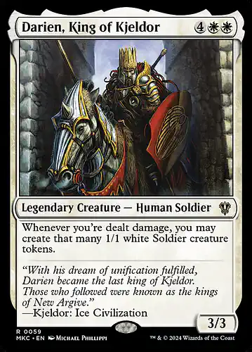 Darien, King of Kjeldor - mkc Spoiler