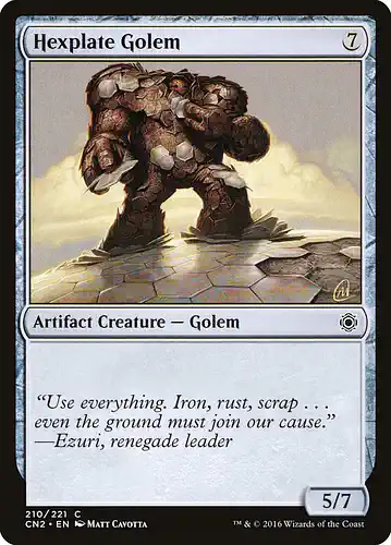 Hexplate Golem - cn2 Spoiler