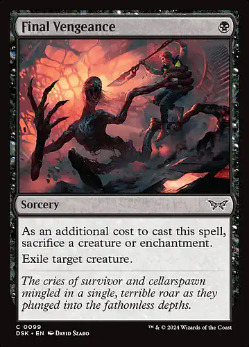Final Vengeance - dsk Spoiler