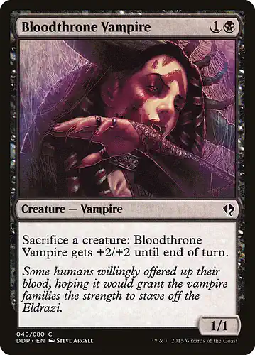 Bloodthrone Vampire - ddp Spoiler