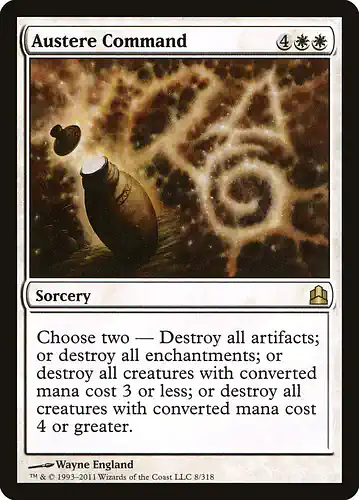 Austere Command - cmd Spoiler