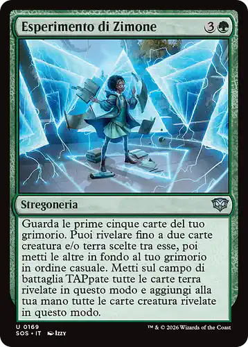Zimone's Experiment - sos Spoiler