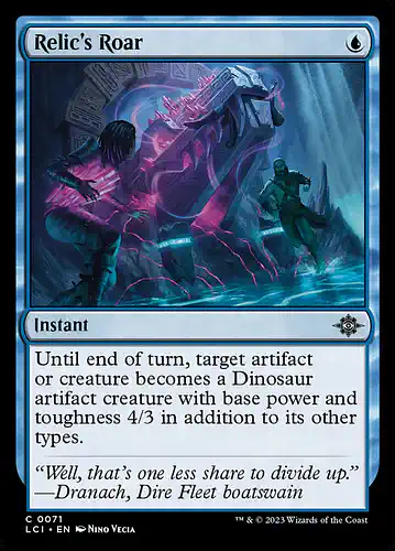 Relic's Roar - lci Spoiler