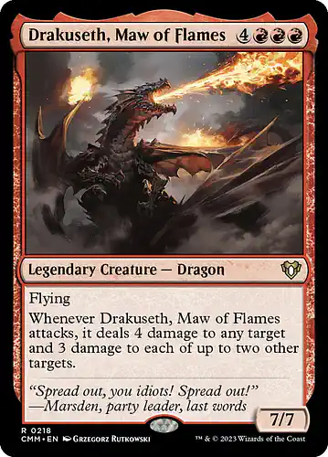 Drakuseth, Maw of Flames - cmm Spoiler