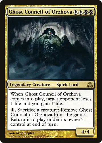Ghost Council of Orzhova - gpt Spoiler