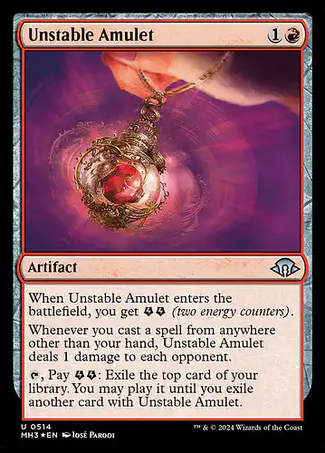 Unstable Amulet - mh3 Spoiler