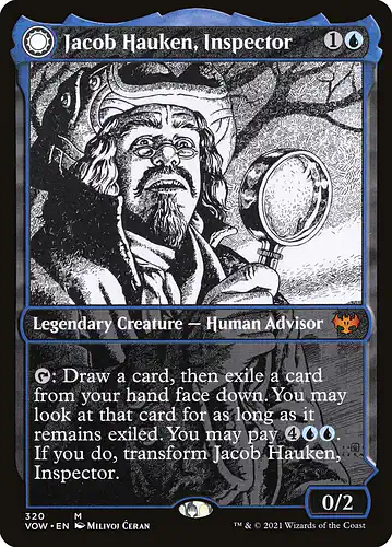 Jacob Hauken, Inspector - vow Spoiler