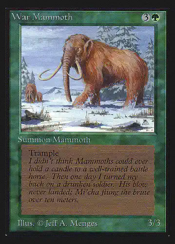 War Mammoth - cei Spoiler