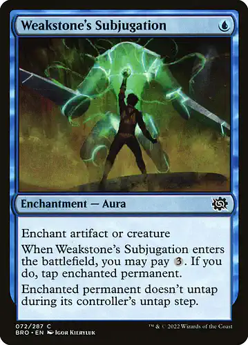 Weakstone's Subjugation - bro Spoiler